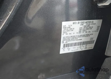 2015 Ford Explorer Limited из США, поврежденный, VIN 1FM5K7F83FGB26886